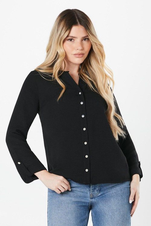 Womens Roll Sleeve Shirt