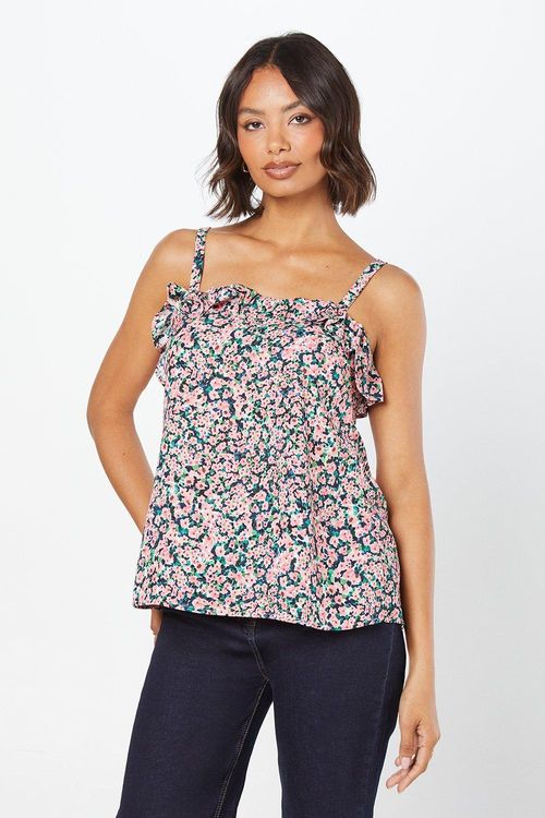 Womens Ruffle Front Strappy...