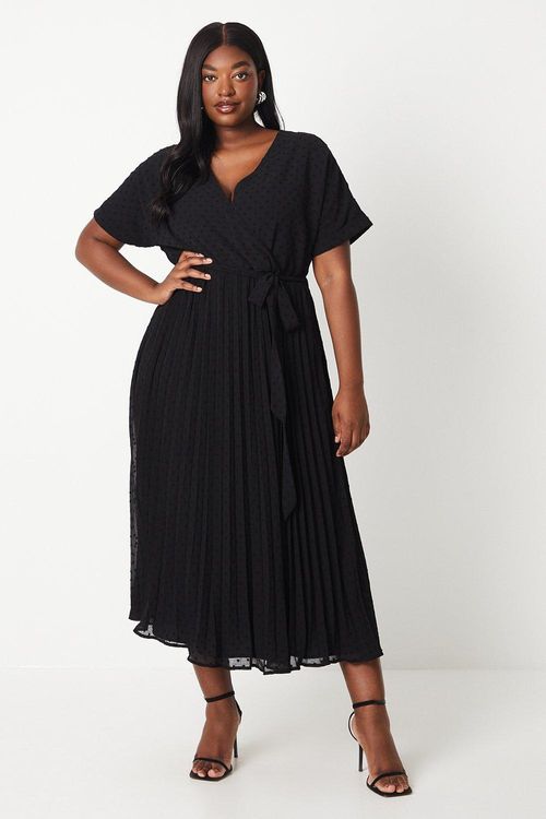 Womens Curve Dobby Chiffon...