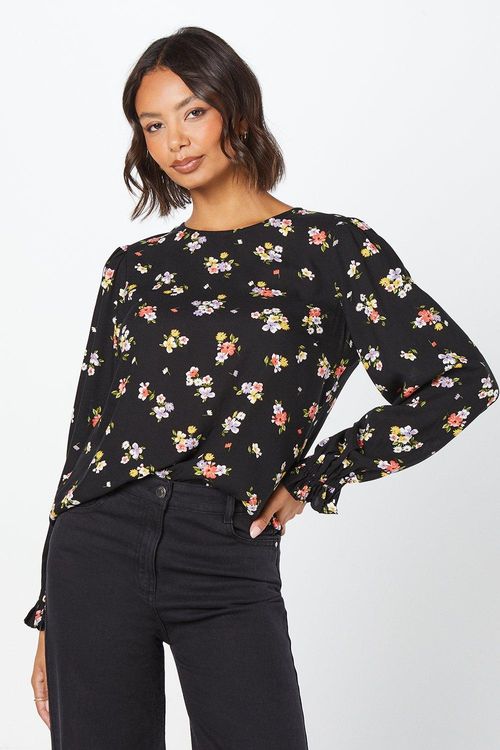 Womens Ditsy Floral Long...