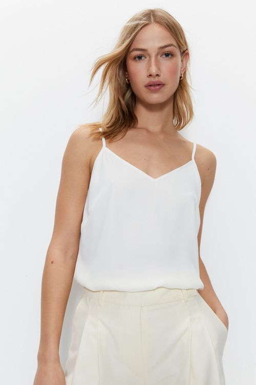 Womens Cami Top - ivory