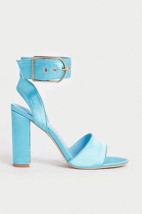 Womens Wide Ankle Strap Block...