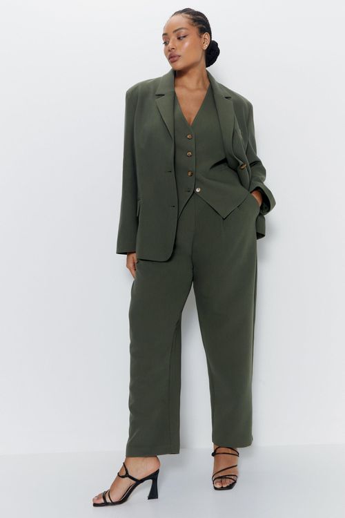 Womens Plus Tailored Tapered...