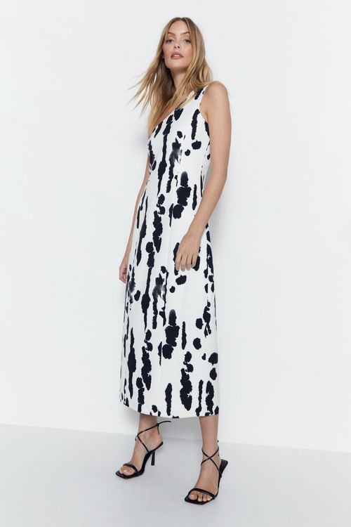 Womens Printed Asymmetric...