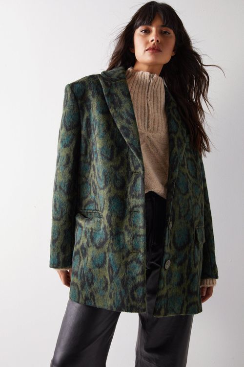 Womens Snake Wool Look Blazer...