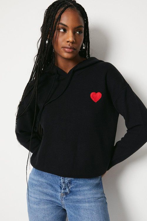 Womens Hooded Heart...