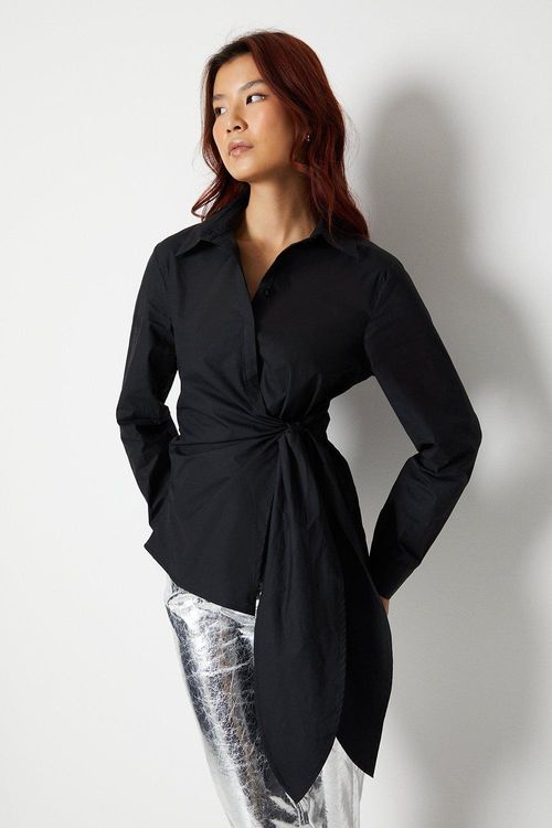 Womens Wrap Over Tie Front...