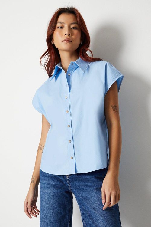 Womens Boxy Button Through...