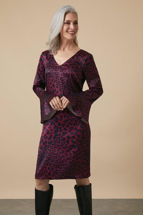 Womens Tall Berry Leopard ...