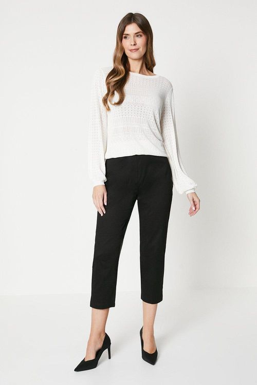 Womens Side Zip Stretch Crop...