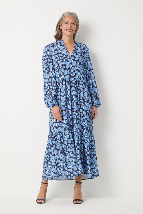 Womens Tall Blue Animal Print...