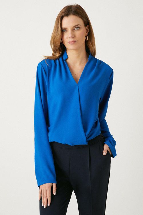 Womens Plain Wrap Top