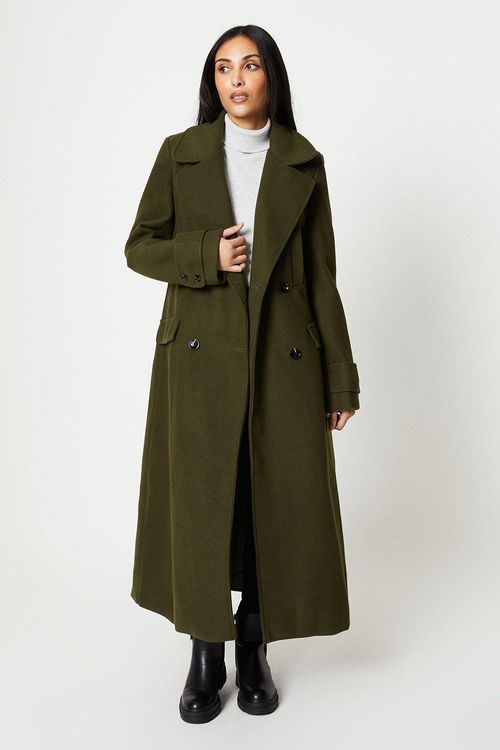 Womens Petite Oversized Coat