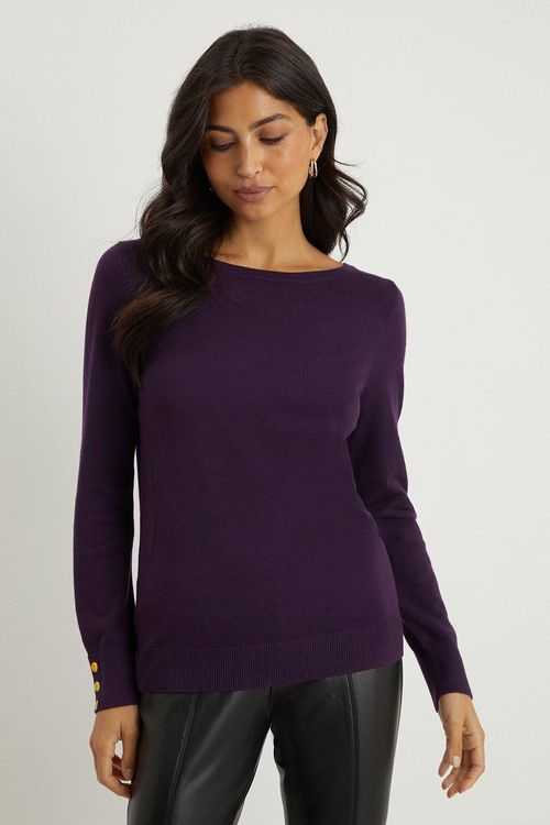 Womens Slash Neck Jumper