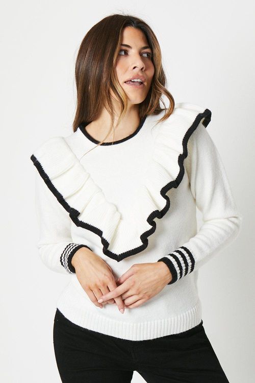 Womens Frill Detail Jumper