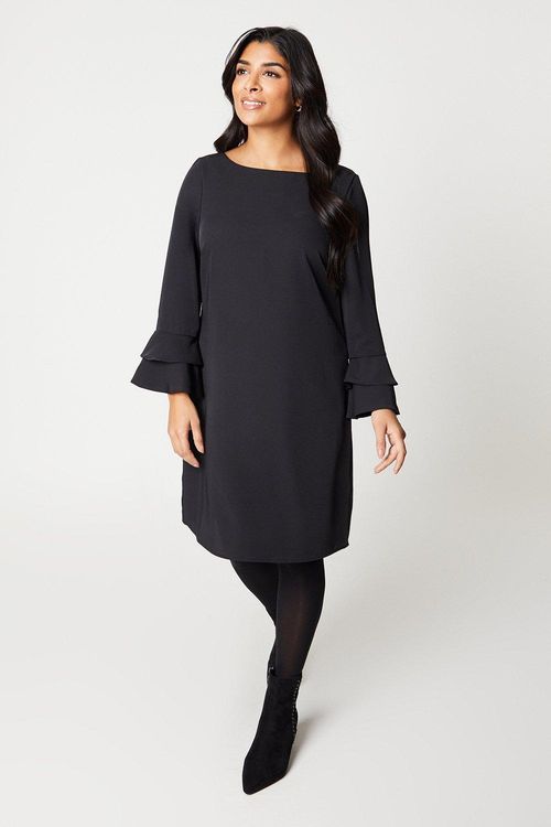 Womens Petite Flute Sleeve...