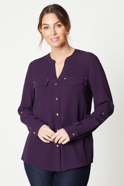 Womens Pocket Detail Shirt