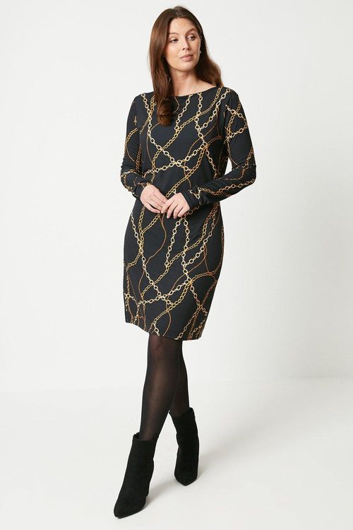 Womens Tall Chain Print...