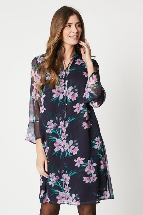 Womens Tall Floral Tie Shift...