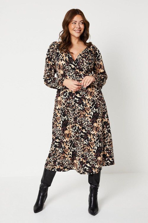 Womens Curve Animal Print...