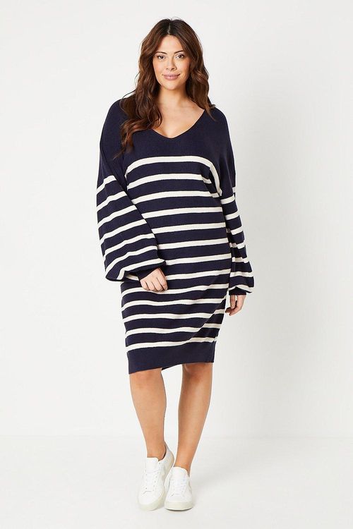 Womens Curve Stripe Stitch...