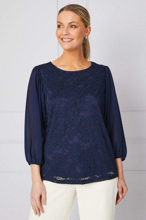 Womens Occasion Lace Chiffon...