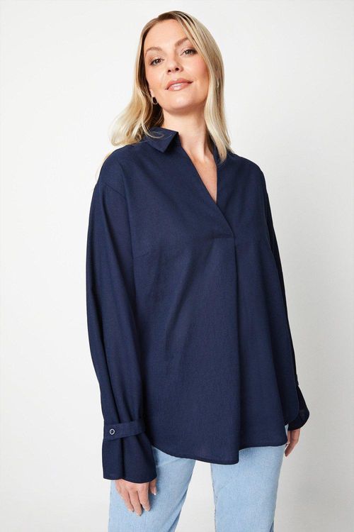 Womens Linen Overhead Shirt