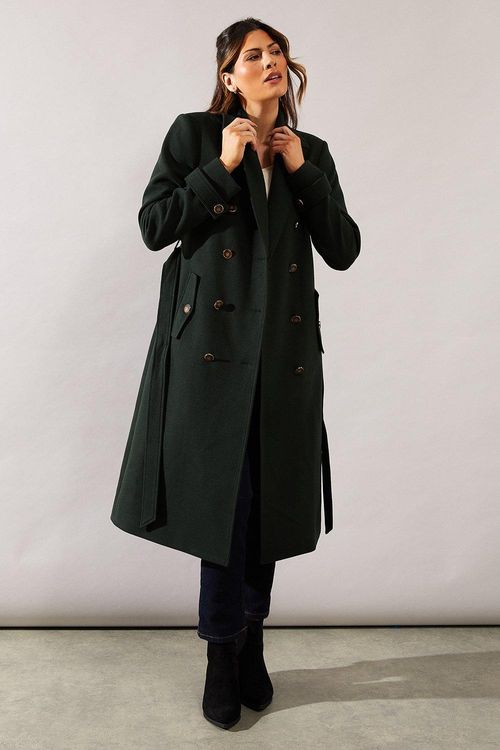 Womens Twill Trench Coat