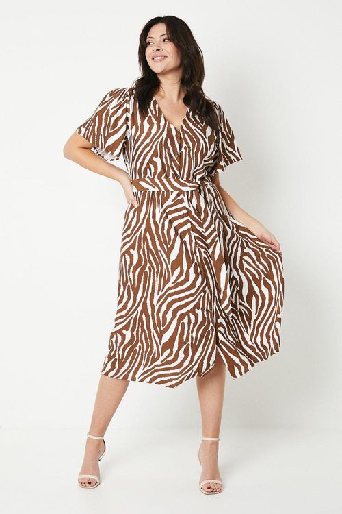 Womens Curve Animal Print...