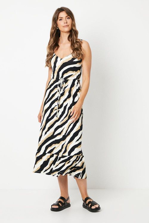 Womens Zebra Print Jersey...