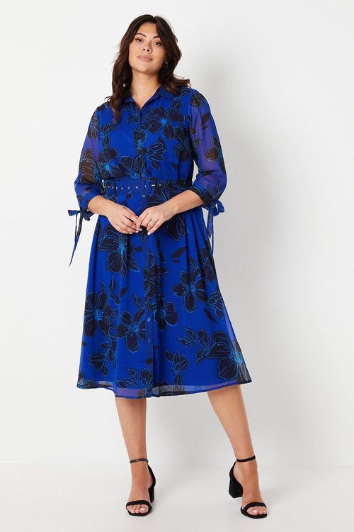 Womens Curve Navy Floral...