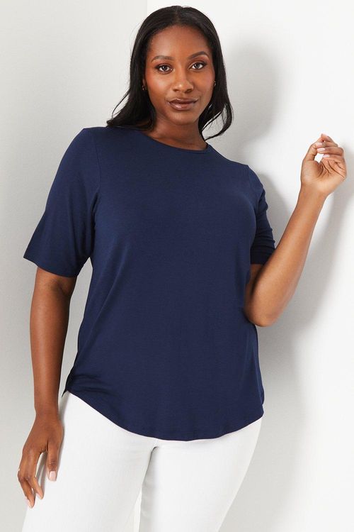 Womens Curve Modal Scoop Neck...