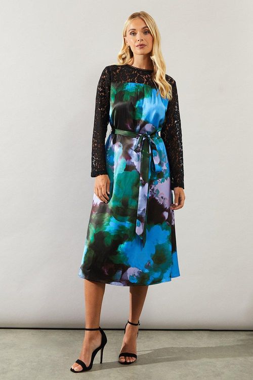 Womens Petite Occasion Floral...