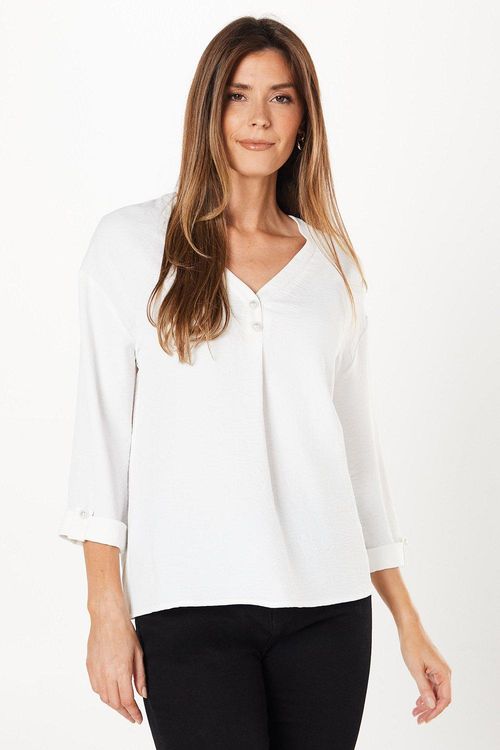 Womens Double Button Top