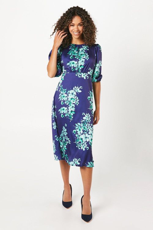 Womens Petite Occasion Floral...