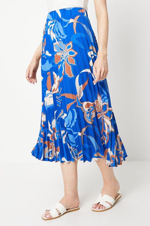 Womens Cobalt Abstract Print...