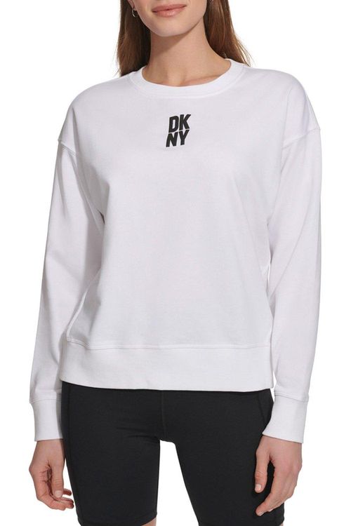 Womens Puff Logo Crew Neck...