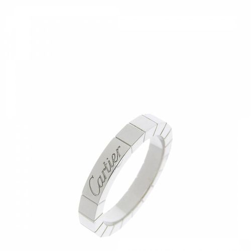 Silver Cartier Laniere Ring 48