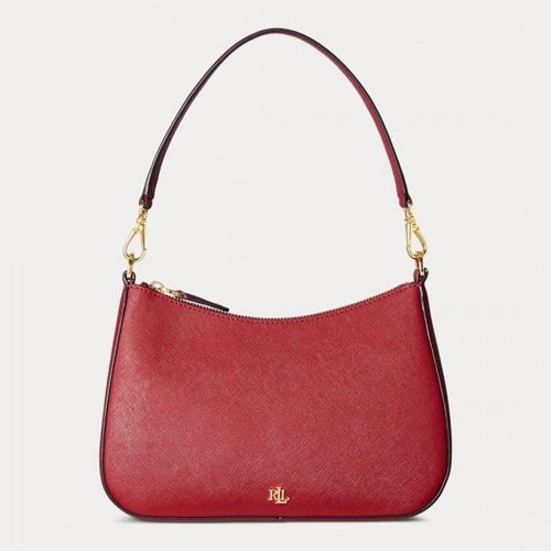 Red Danni Crosshatch Leather...