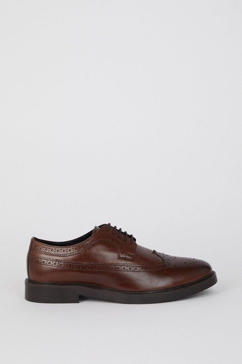 Mens Brown Smart Leather...