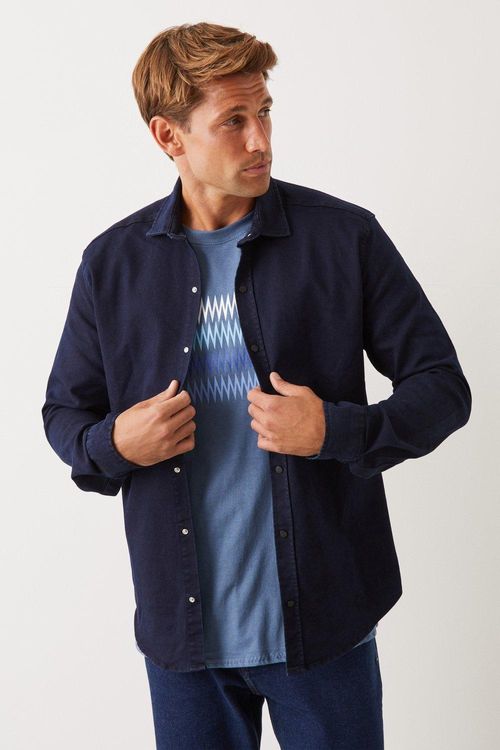 Mens Long Sleeve Denim Shirt