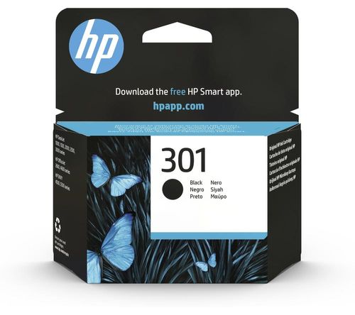 HP 301 Original Black Ink...