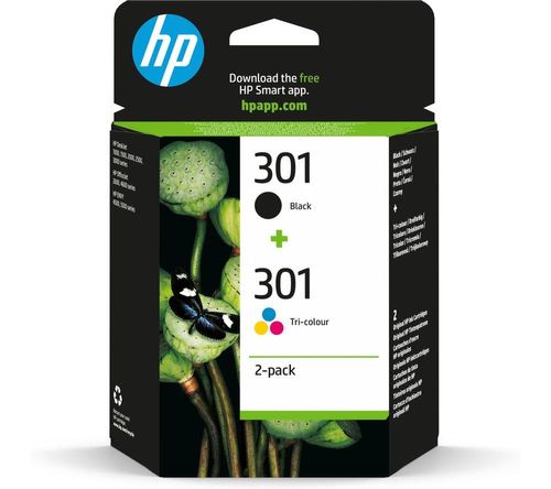 HP 301 Original Black &...