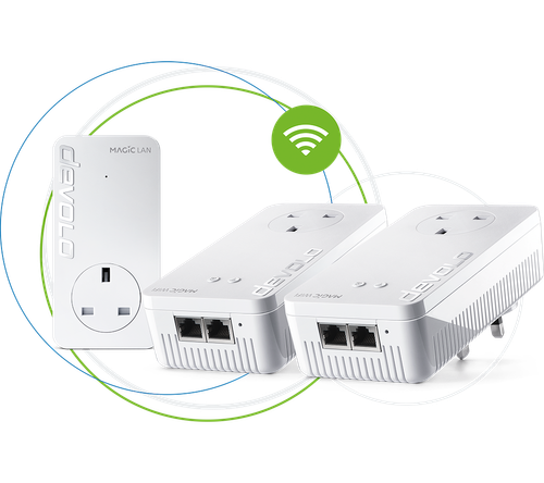 DEVOLO 8393 Magic 2 WiFi Powerline Adapter Kit - Triple Pack, Compare