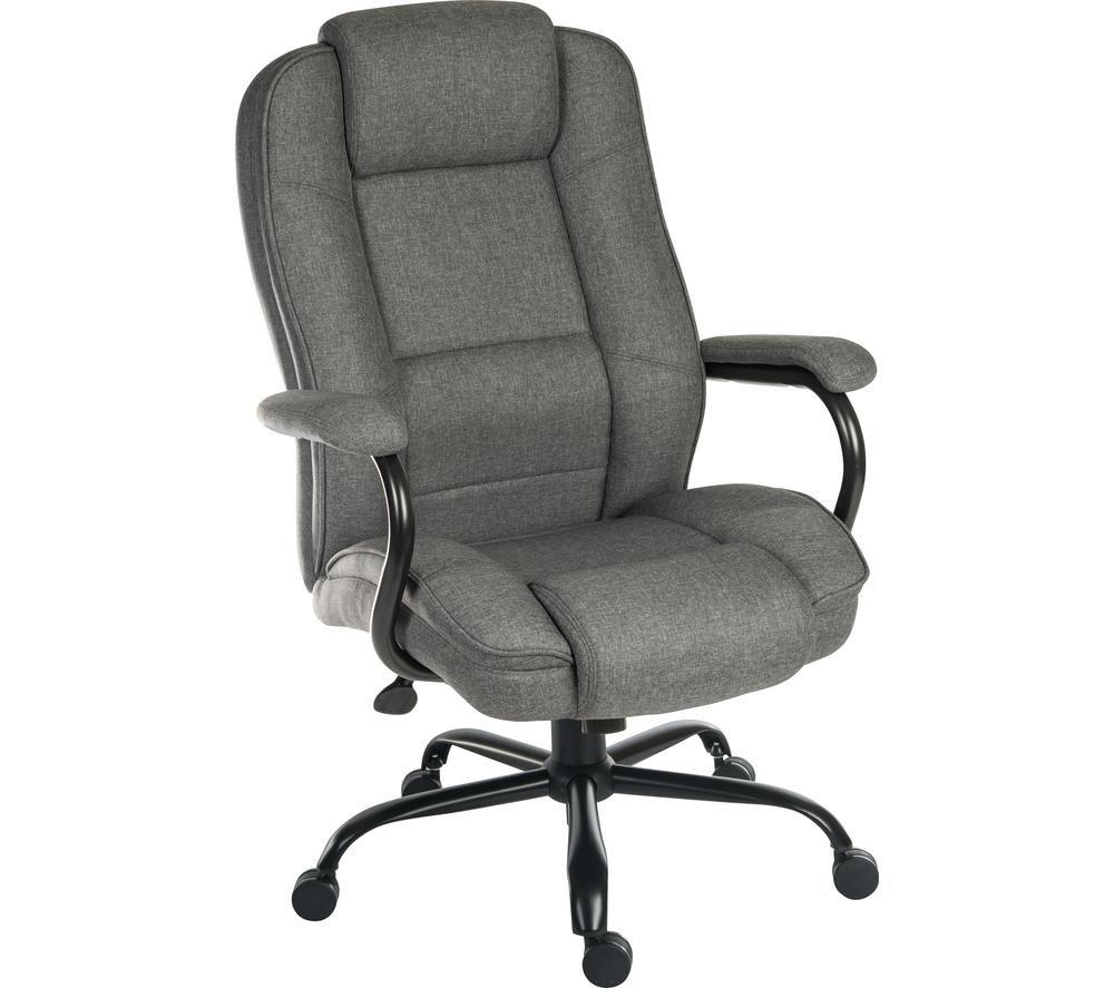 TEKNIK Goliath Duo Leather Reclining Executive Chair Grey
