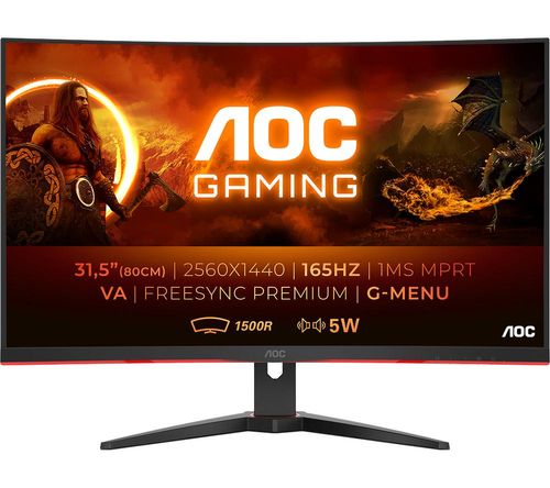 AOC CQ32G2SE/BK Quad HD 31.5"...