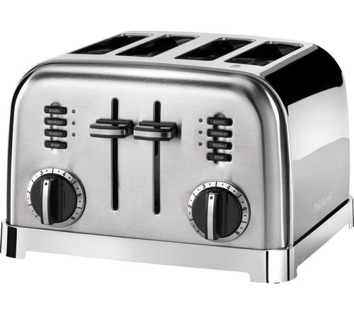 Breville VTT571 Perfect Fit for Warburtons 4-Slice Toaster, Stainless Steel