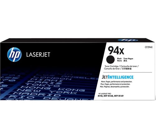 HP 94X Black Toner Cartridge,...