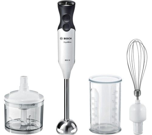 BOSCH ErgoMixx MS6CA4150G Hand Blender - White & Anthracite, White,Black