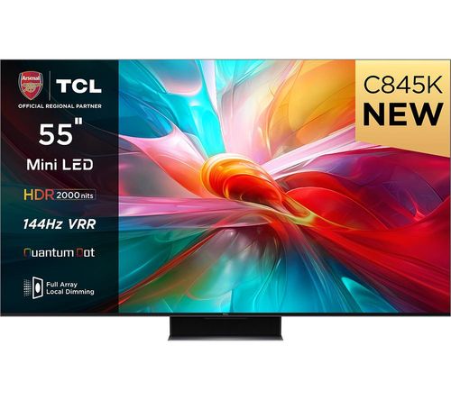 55" TCL 55C845K  Smart 4K...